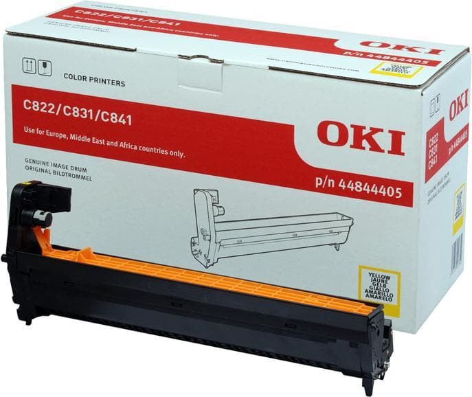 Drum Unit Original OKI Yellow, 44844405, pentru C822|C831|C841, 30K "44844405"
