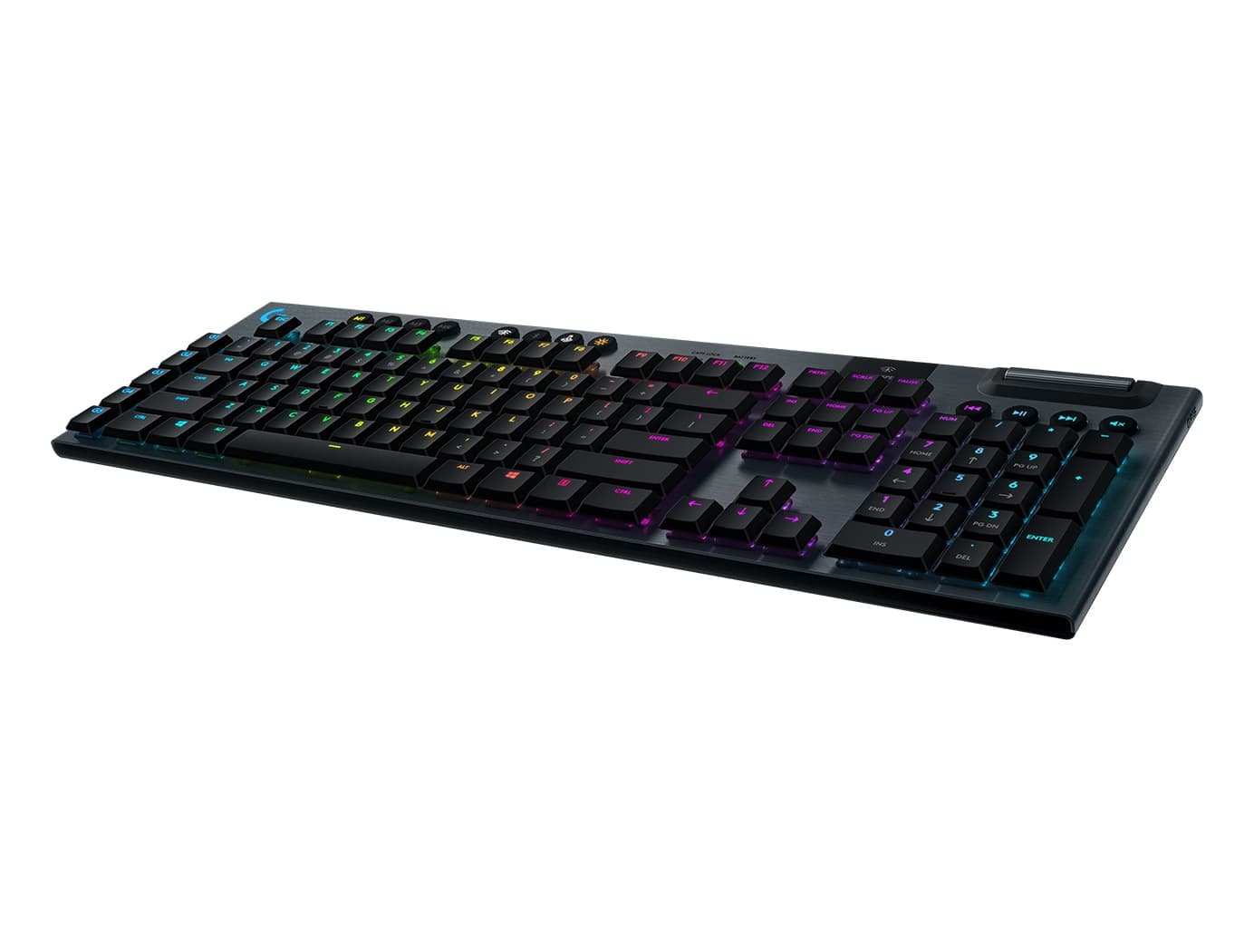TASTATURA LOGITECH - gaming, "G915", wireless, cu fir, 121 taste format standard (104-108 taste), Bluetooth, Wireless (2.4 GHz) | USB, negru, "920-009111" — miniatură