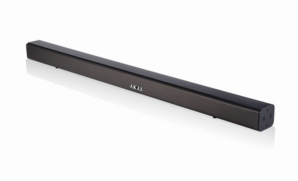SOUNDBAR AKAI, soundbar 2.0, RMS Bluetooth 5.0, cu fir, telecomanda wireless, conector Bluetooth, alimentare 220V, Jack 3.5mm, HDMI, optic, USB, negru, "ASB-5L"