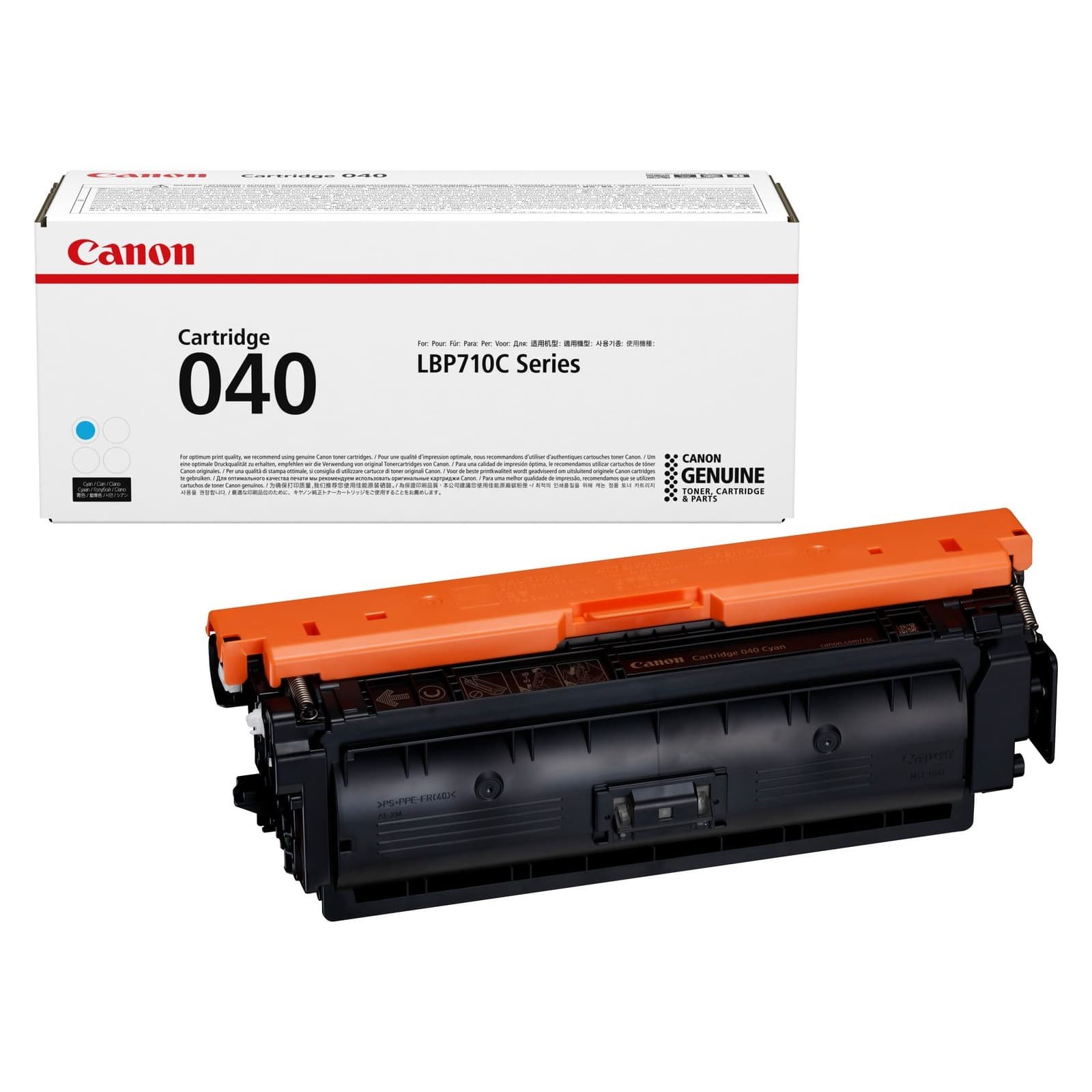 Toner Original Canon Cyan, CRG-040C, pentru I-Sensys LBP-710|LBP-712, 5.4K, "CR0458C001AA"