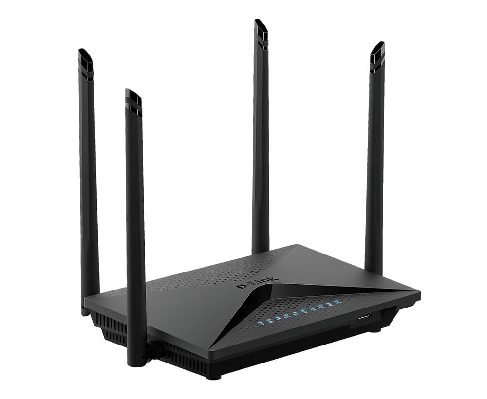 ROUTER D-LINK wireless 1300Mbps, 4 porturi Gigabit, 4 antene externe, 1 x USB 3.0, Dual Band AC1300 (867/400Mbps), "DIR-853" — miniatură