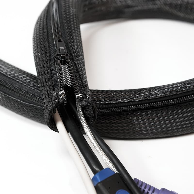 MANSON protectie cabluri LOGILINK, cu fermoar, diametru 20mm, 1m, negru, "KAB0046"