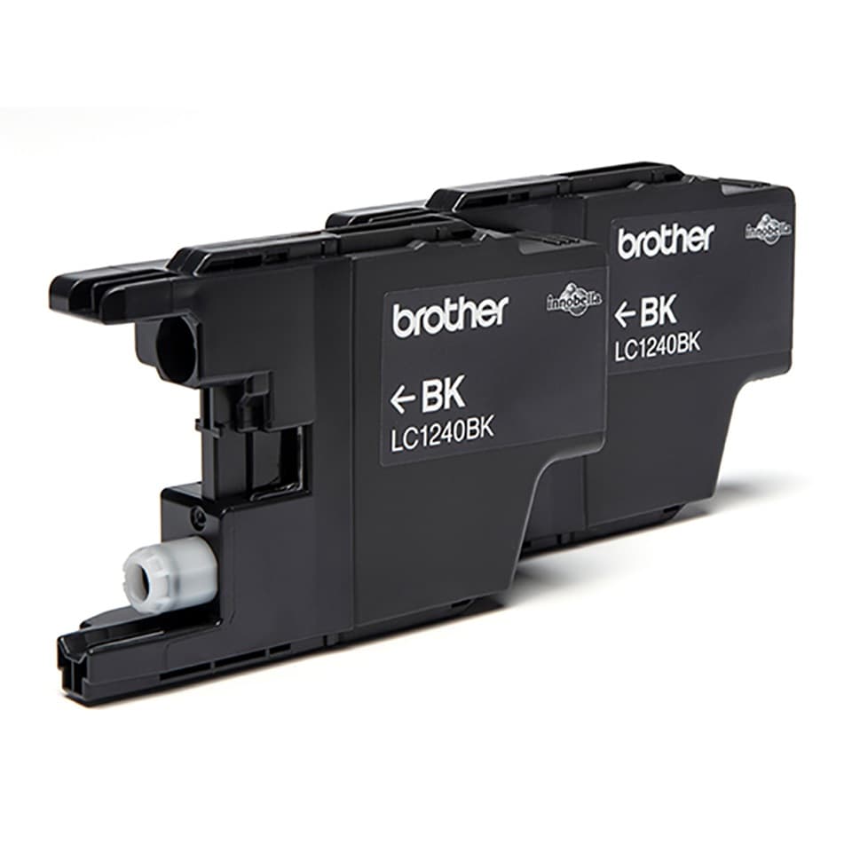Dual-Pack Original Brother Black, LC1240BKBP2, pentru DCP-J525W|J725|J925|MFC-J430|J625|J5910|J6510|J6910, "LC1240BKBP2"