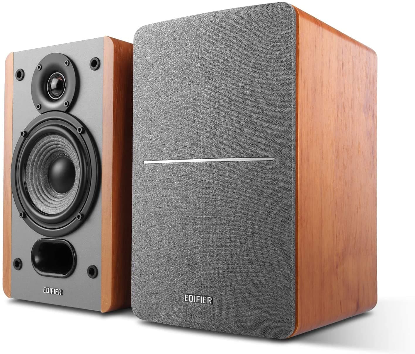 BOXE EDIFIER 2.0 PASIVE, RMS:5W-20W,tweeter 0.75", bass 4",frecventa de raspuns 55Hz-20KHz,impedanta 6ohm,punct divizare frecv. 1500Hz,montare perete, MDF, brown, "P12-BR"