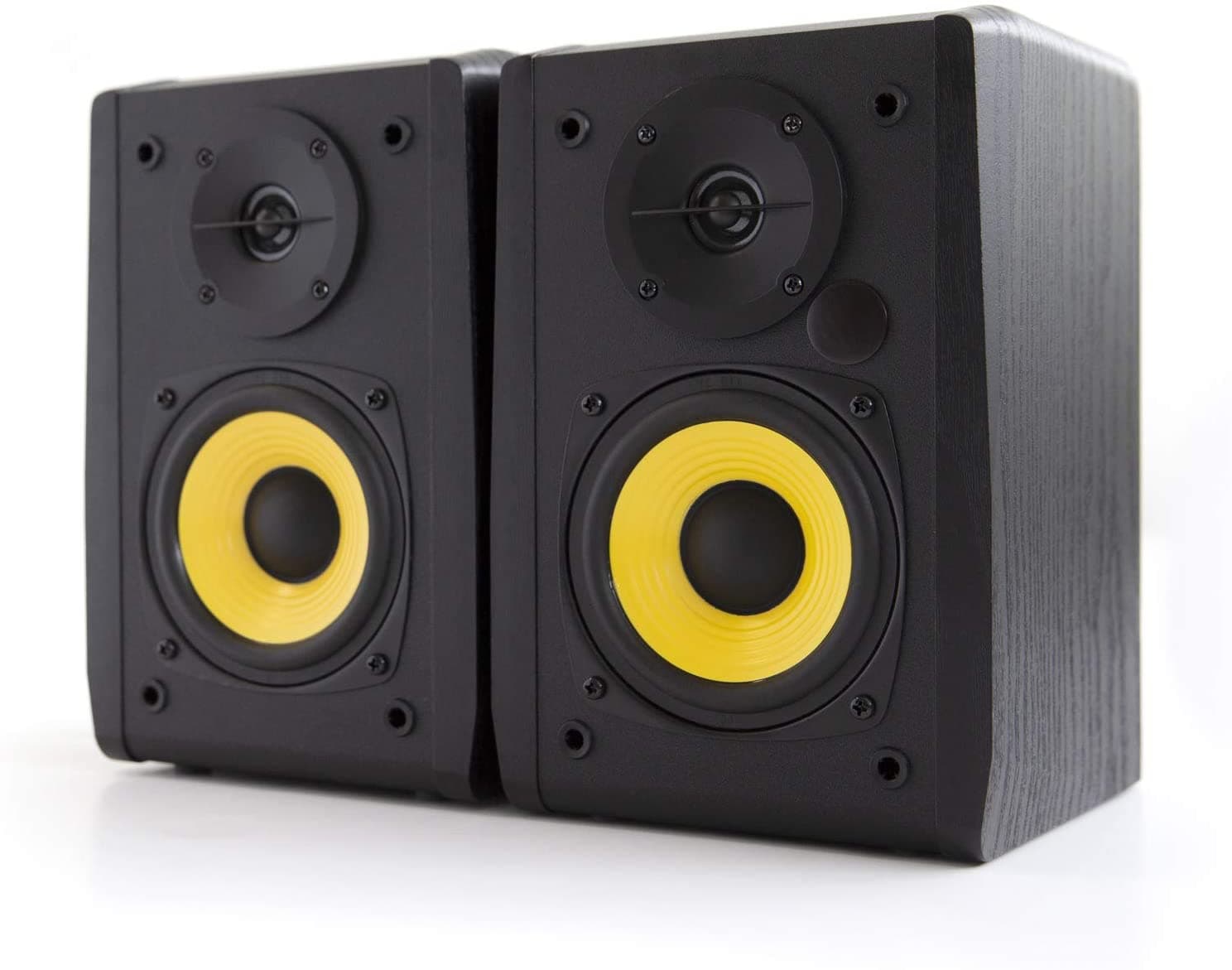 BOXE EDIFIER 2.0, RMS: 24W (2 x 12W), bluetooth, volum, bass, conectare simultana cu 2 echipamente BT, 220V alimentare, black "R1010BT-BK" — miniatură