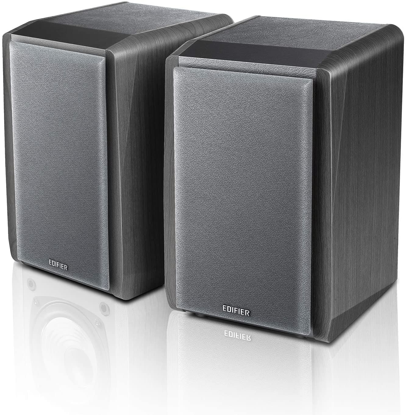 BOXE EDIFIER 2.0, RMS: 24W (2 x 12W), bluetooth, volum, bass, conectare simultana cu 2 echipamente BT, 220V alimentare, black "R1010BT-BK" — miniatură