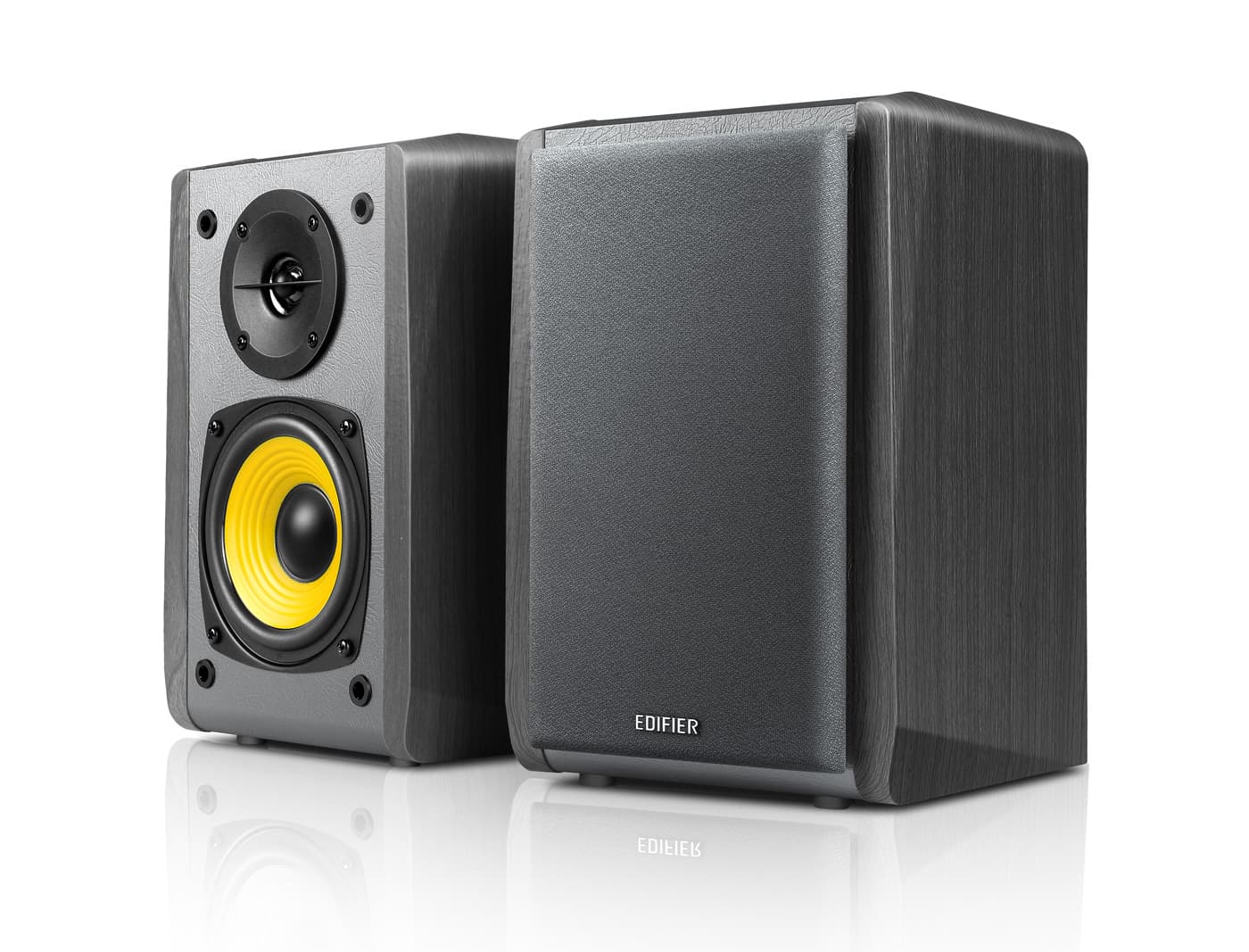 BOXE EDIFIER 2.0, RMS: 24W (2 x 12W), bluetooth, volum, bass, conectare simultana cu 2 echipamente BT, 220V alimentare, black "R1010BT-BK"
