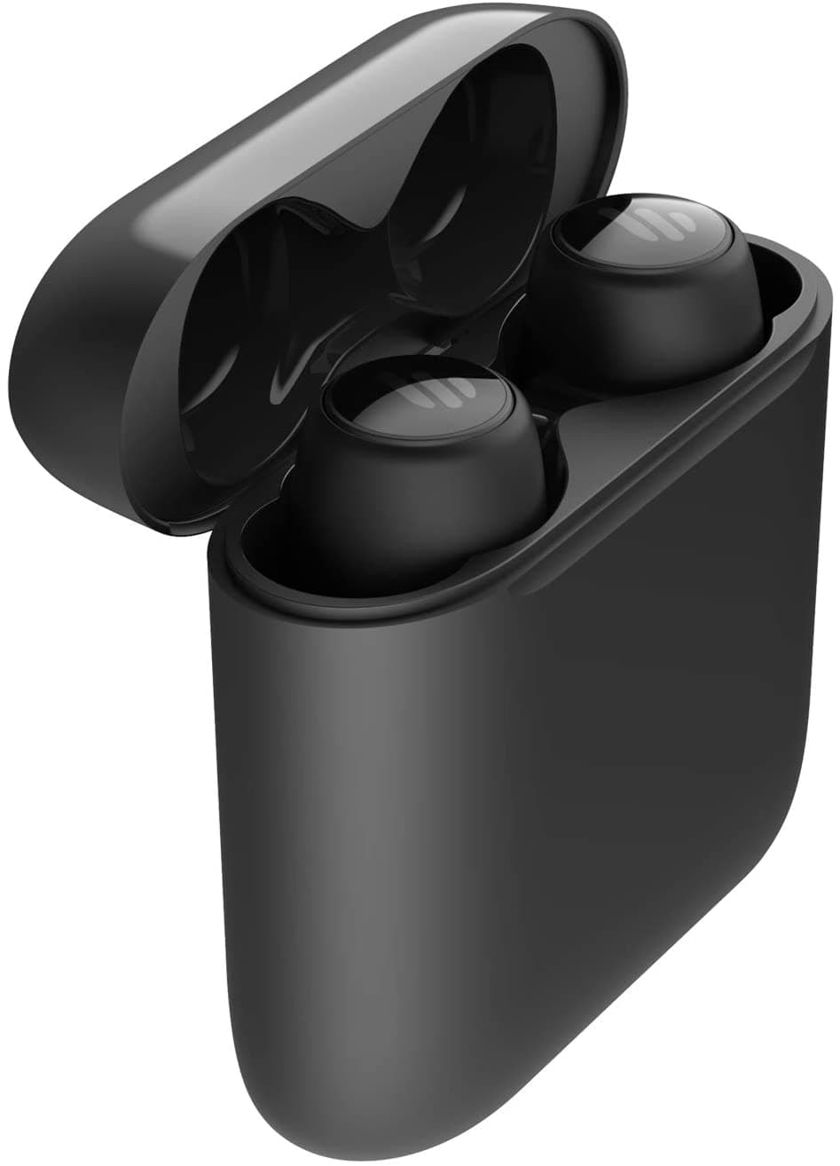 CASTI Edifier, wireless, intraauriculare - butoni, pt smartphone, microfon pe casca, conectare prin Bluetooth 5.0, negru, "TWS6-BK" — miniatură
