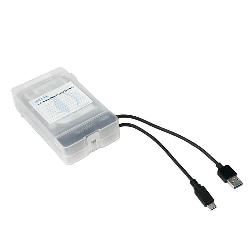 HUSA LOGILINK, pt HDD, rezistenta la apa, alb, "UA0277" — miniatură