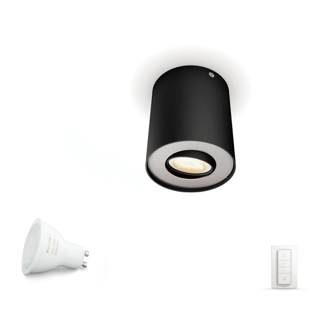 APLICA smart PHILIPS, LED, soclu GU10, putere 5.5 W, tip lumina alb rece alb calda, 350 lumeni, alimentare 220 - 230 V, "000008718696159316" — miniatură