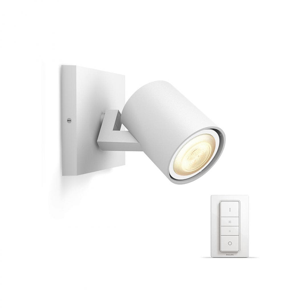 APLICA smart PHILIPS, LED, soclu GU10, putere 5.5 W, tip lumina alb rece alb calda, 350 lumeni, alimentare 220 - 230 V, "000008718696159330" — miniatură