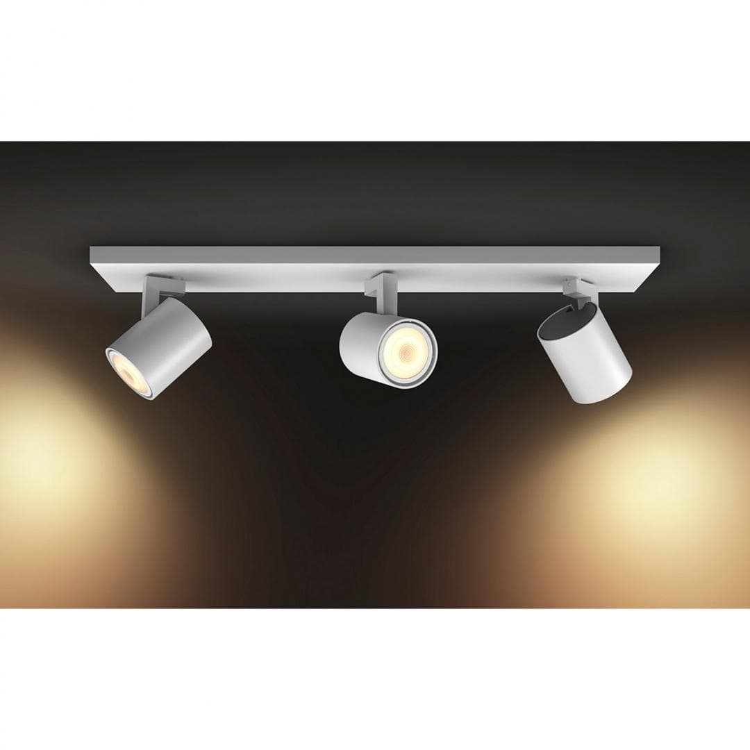 APLICA smart PHILIPS, LED, soclu GU10, putere 5.5 W x 3, tip lumina alb rece alb calda, 350 lumeni, alimentare 220 - 230 V, "000008718696159354" — miniatură