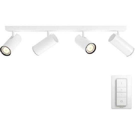APLICA smart PHILIPS, LED, soclu GU10, putere 5.5 W x 4, tip lumina alb rece alb calda, 350 lumeni, alimentare 220 - 230 V, "000008718696164105"