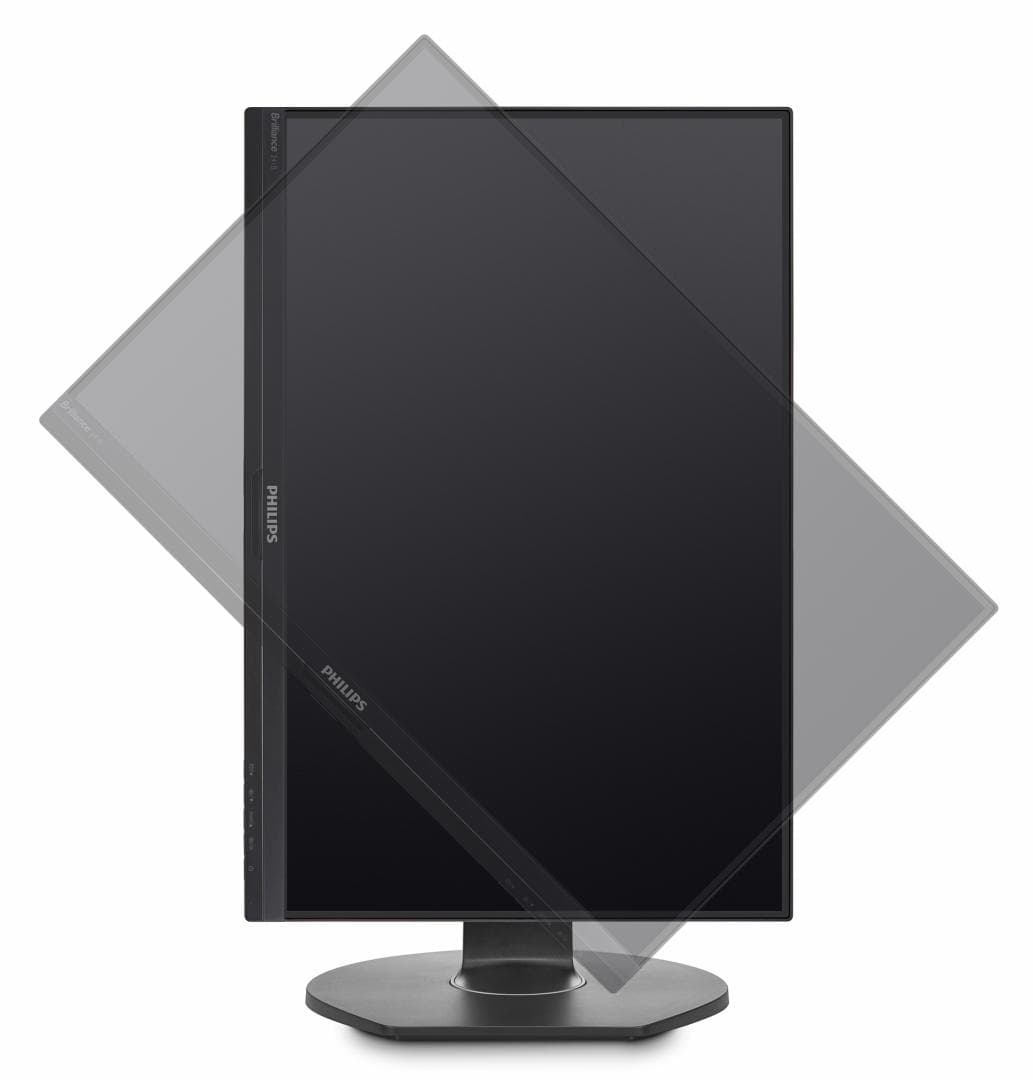 MONITOR PHILIPS 23.8", multimedia, IPS, Full HD (1920 x 1080), Wide, 250 cd/mp, 5 ms, VGA, "241B7QUPEB/00" — miniatură