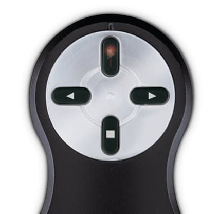 PRESENTER KENSINGTON, wireless, laser 2.4 GHz, max. 20 m, control cursor, negru, "33374EU" — miniatură