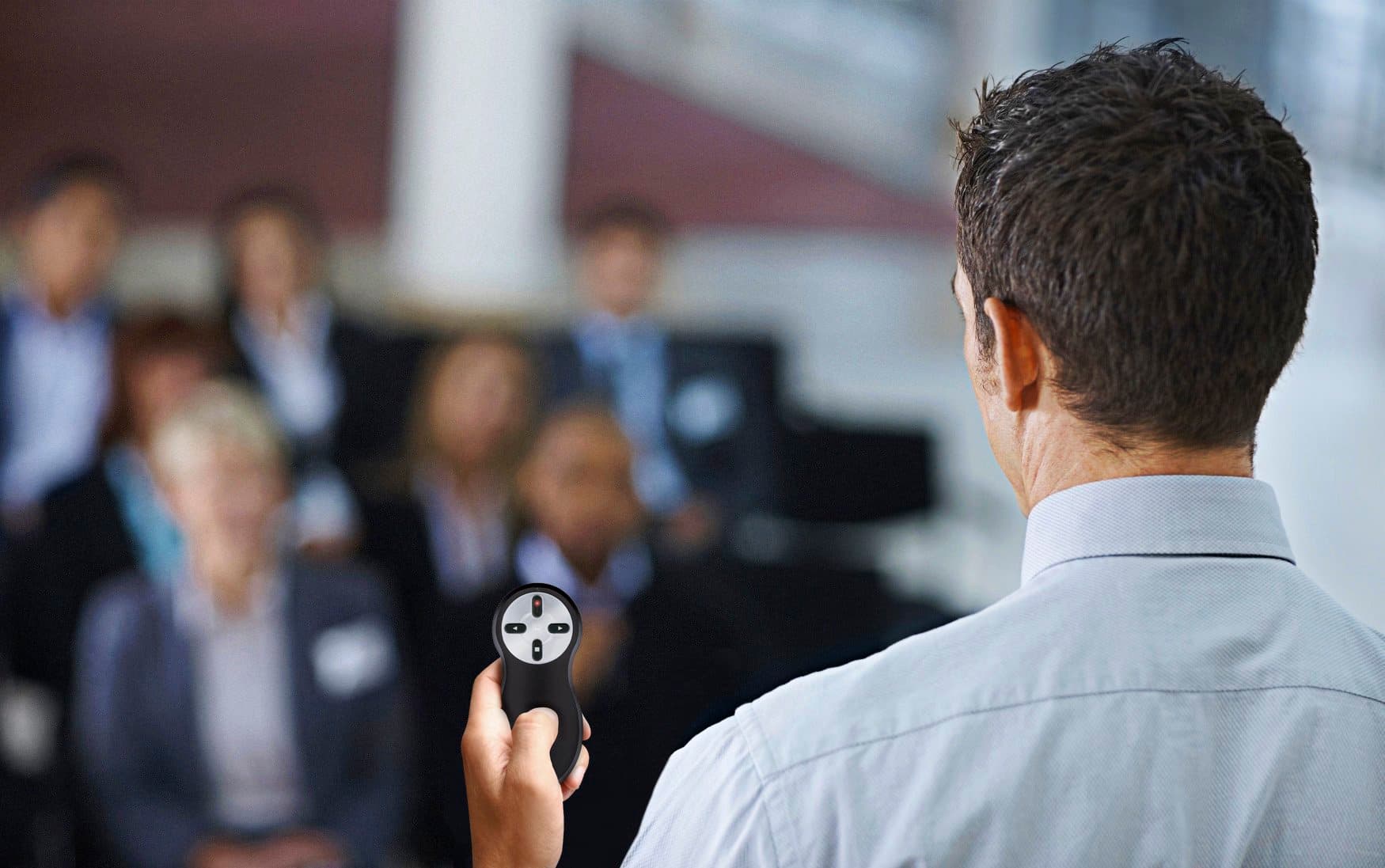 PRESENTER KENSINGTON, wireless, laser 2.4 GHz, max. 20 m, control cursor, negru, "33374EU" — miniatură