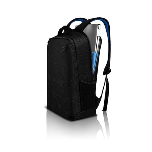 RUCSAC DELL, pt. notebook de max. 15 inch, 1 compartiment, buzunar frontal | buzunar lateral x 2, waterproof, nylon, negru, "460-BCTJ" — miniatură