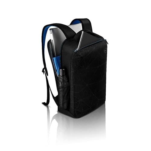 RUCSAC DELL, pt. notebook de max. 15 inch, 1 compartiment, buzunar frontal | buzunar lateral x 2, waterproof, nylon, negru, "460-BCTJ" — miniatură