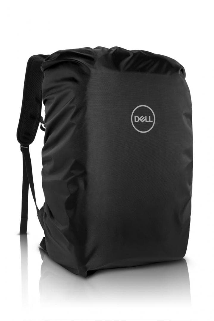 RUCSAC DELL, pt. notebook de max. 17 inch, 1 compartiment, buzunar frontal | buzunar lateral x 2, waterproof, poliester, negru / multicolor, "460-BCYY" — miniatură
