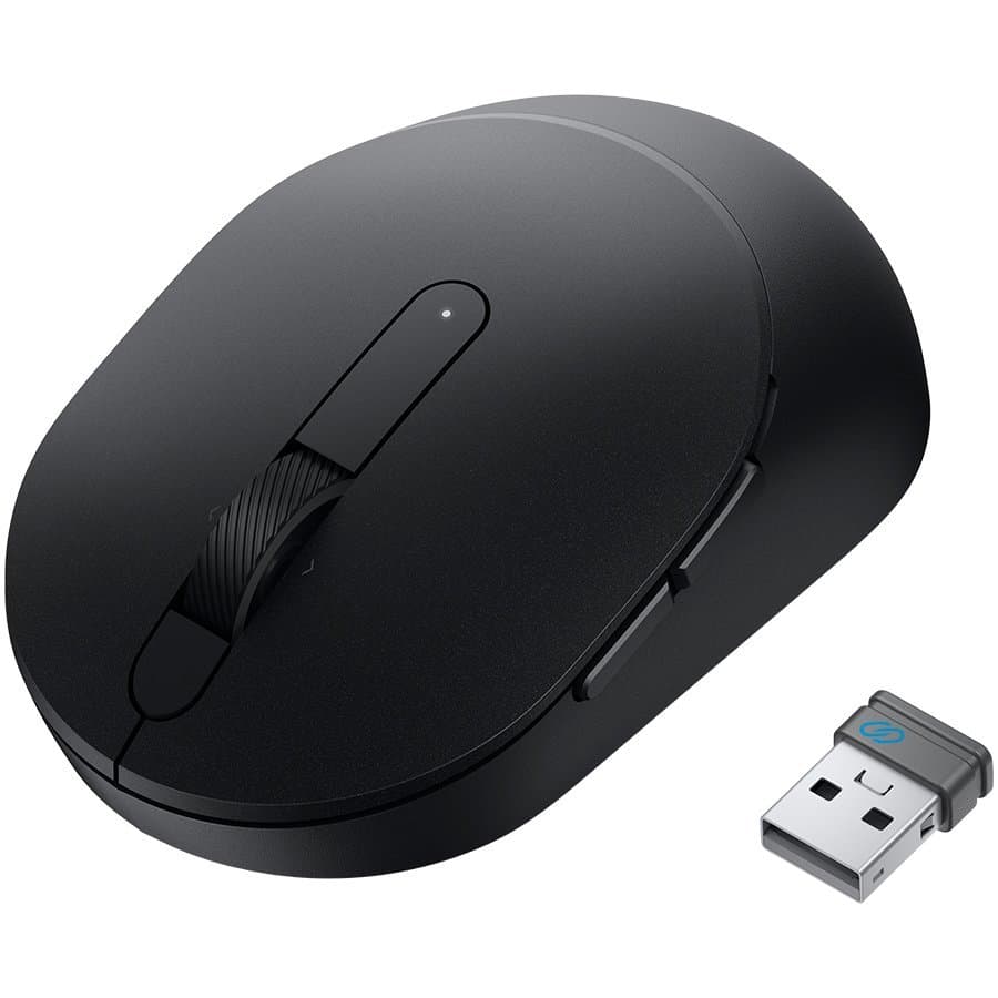 MOUSE DELL, "MS5120W", PC sau NB, wireless, Bluetooth | 2.4GHz, optic, 1600 dpi, butoane/scroll 7/1, mod dual de conectare, negru, "570-ABHO-05" — miniatură