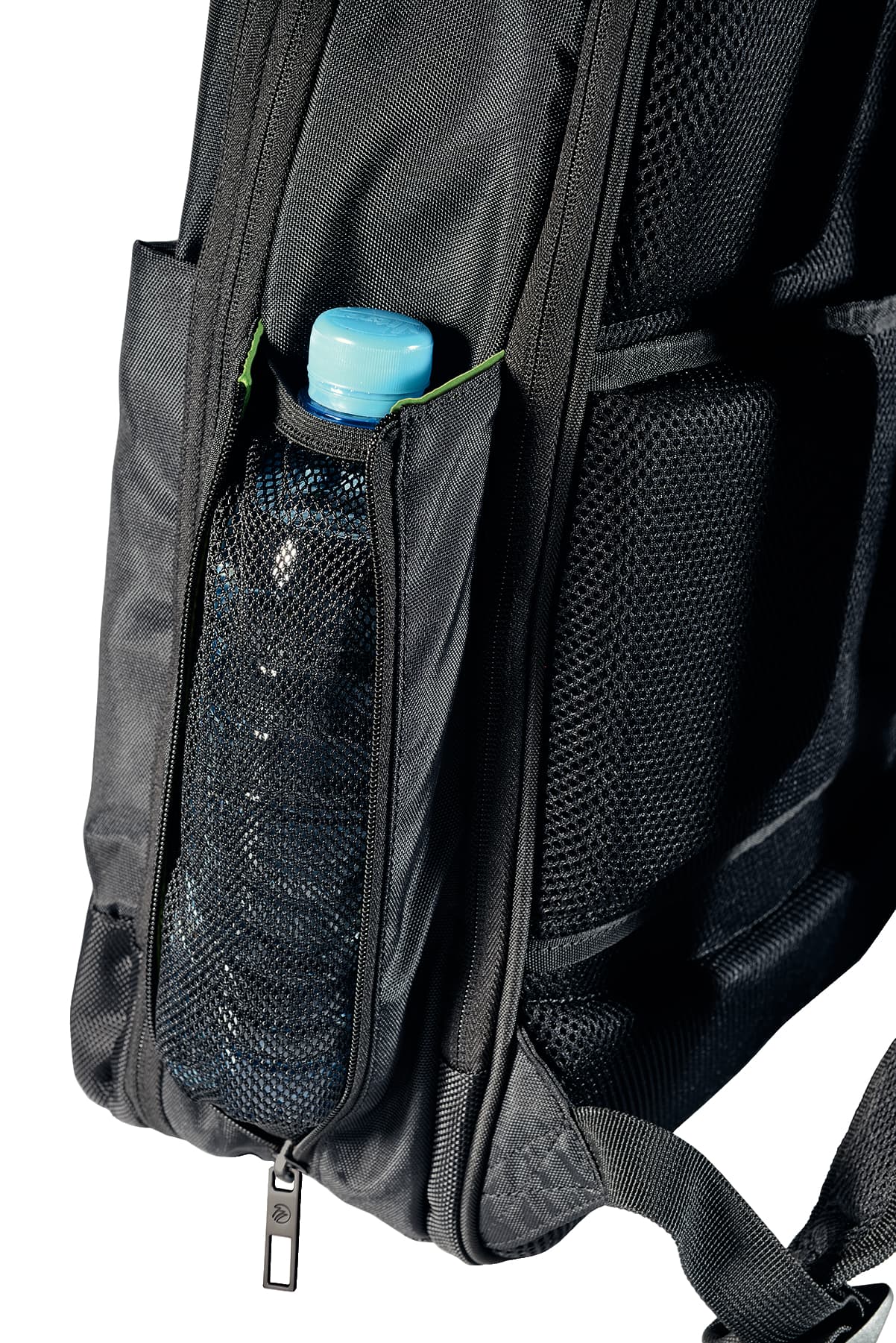 RUCSAC LEITZ, pt. notebook de max. 15.6 inch, 2 compartimente, buzunar frontal | buzunar lateral x 2, waterproof, poliester, negru, "60170095" — miniatură