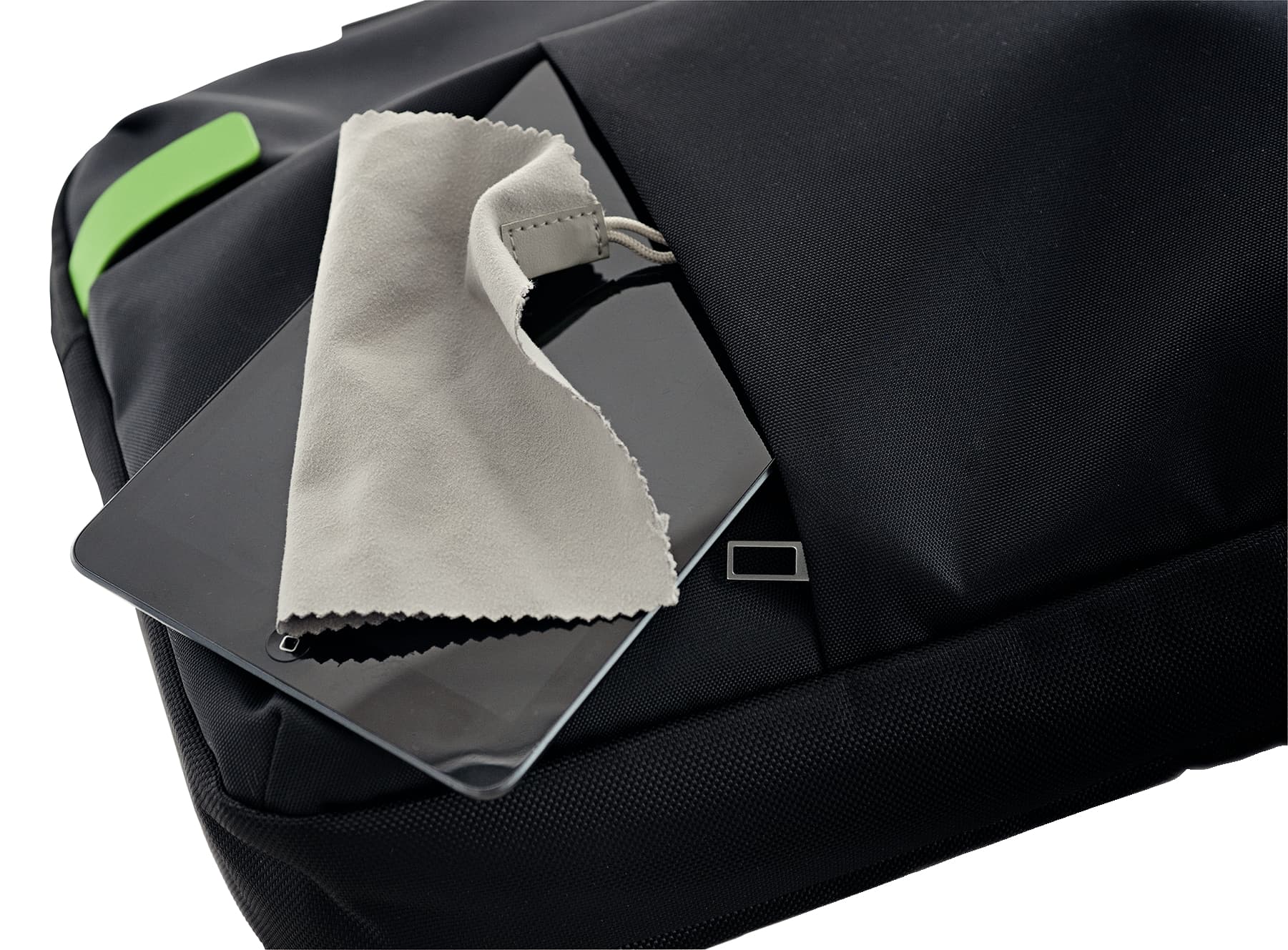 RUCSAC LEITZ, pt. notebook de max. 15.6 inch, 2 compartimente, buzunar frontal | buzunar lateral x 2, waterproof, poliester, negru, "60170095" — miniatură
