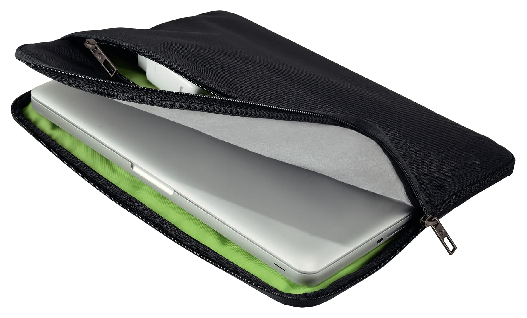 HUSA LEITZ notebook 15.6 inch, 1 compartiment, buzunar frontal, poliester, negru, "62240095" — miniatură