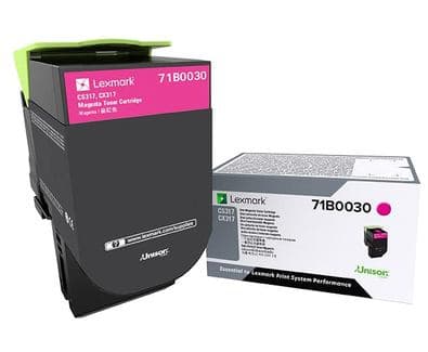 Toner Original Lexmark Magenta, 71B0030, pentru CX317|CS317|CX417|CS417|CS517|CX517, 2.3K, "71B0030"