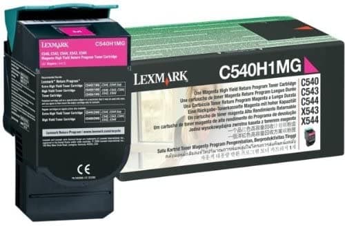 Toner Original Lexmark Magenta, C540H1MG, pentru C540|C543|C544|X543|X544|X548, 2K, "C540H1MG"