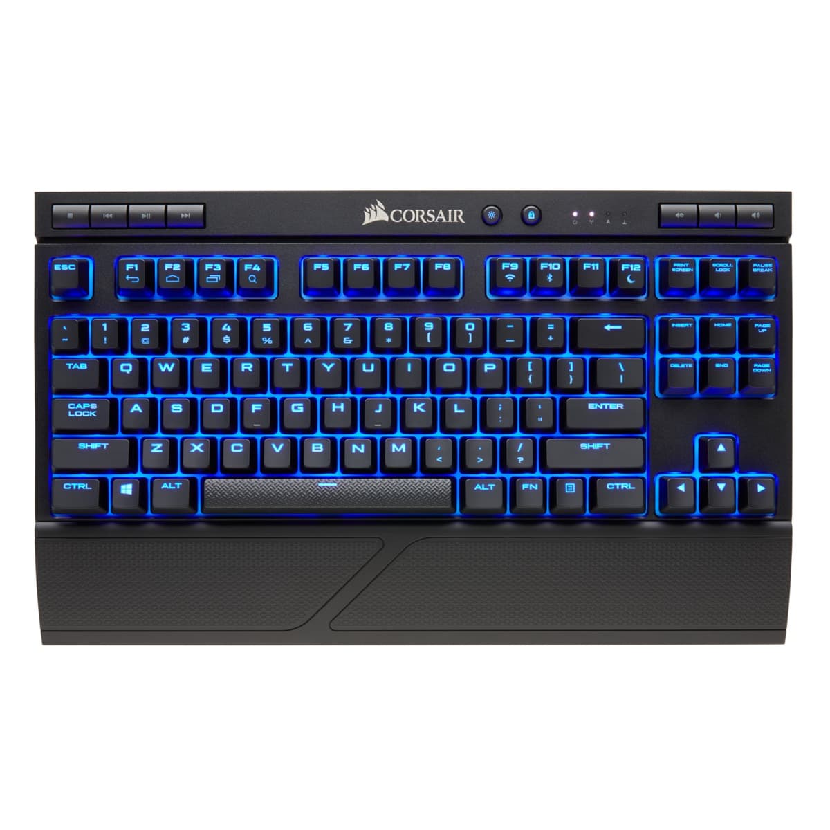 TASTATURA CORSAIR - gaming wireless | cu fir, 87 taste, format TKL, mecanica, switch Cherry MX, Bluetooth | Wireless (2.4 GHz) | USB, negru, "CH-9145030-NA"
