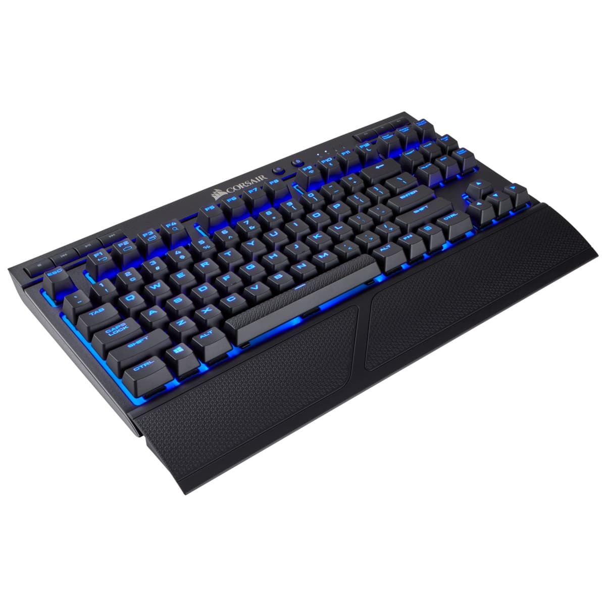 TASTATURA CORSAIR - gaming wireless | cu fir, 87 taste, format TKL, mecanica, switch Cherry MX, Bluetooth | Wireless (2.4 GHz) | USB, negru, "CH-9145030-NA" — miniatură
