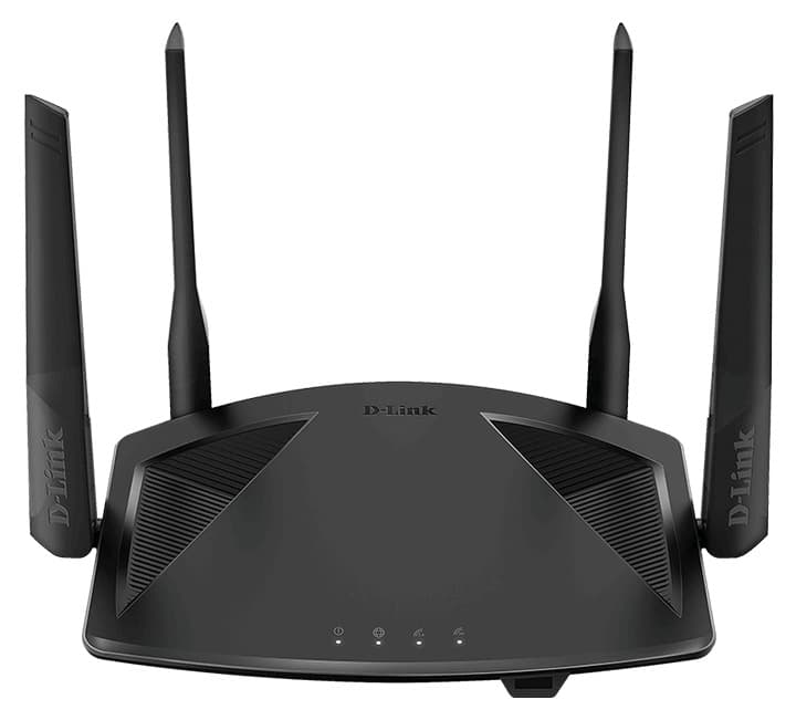 ROUTER D-Link wireless 1800Mbps,1 x WAN Gigabit, 4 porturi LAN Gigabit, 2.4 Ghz/5 Ghz dual band, 4 antene externe, WI-FI 6 "DIR-X1860"