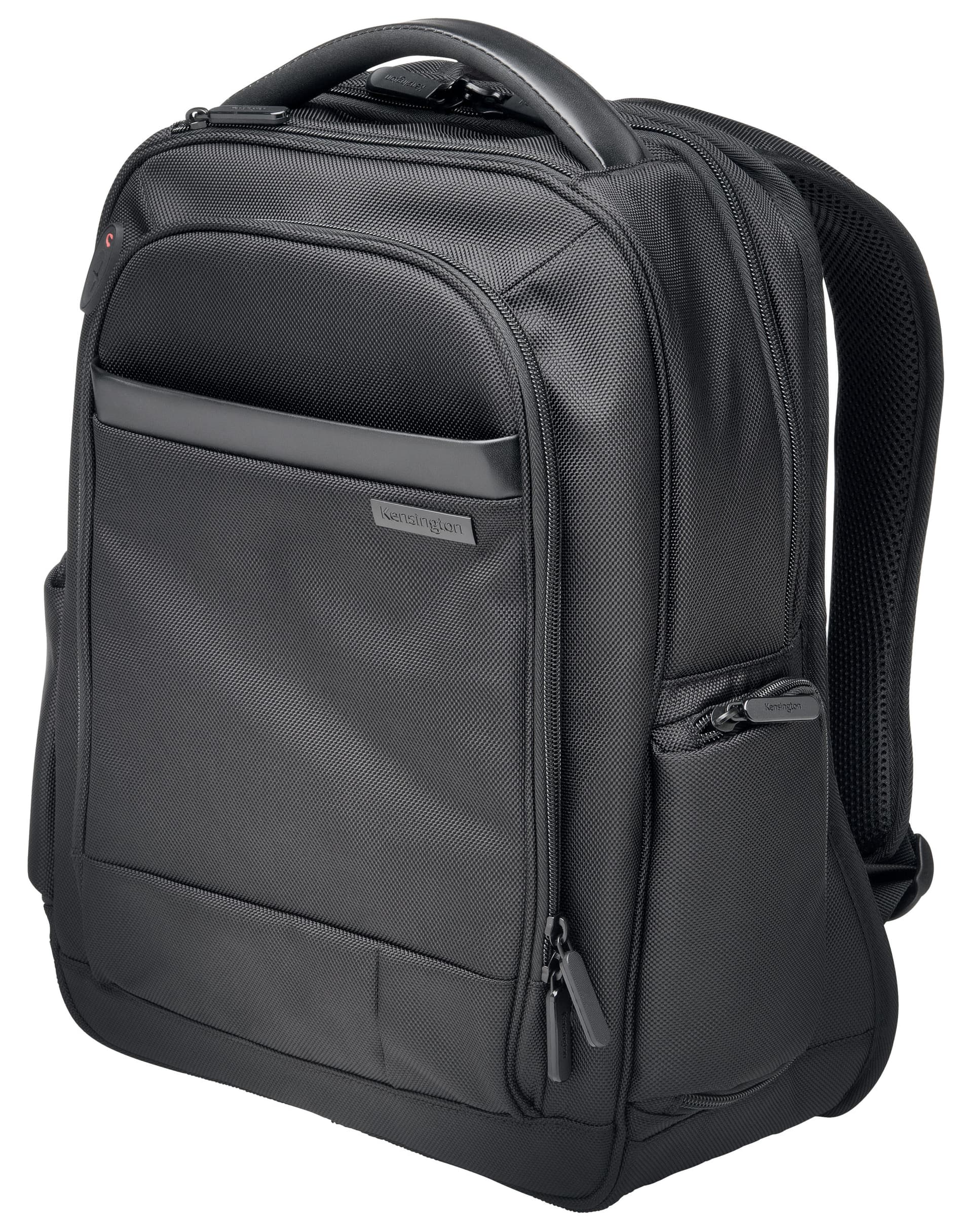 RUCSAC KENSINGTON, pt. notebook de max. 14 inch, 1 compartiment, buzunar frontal x 3 | buzunar lateral x 2, waterproof, poliester, negru, "K60383EU"