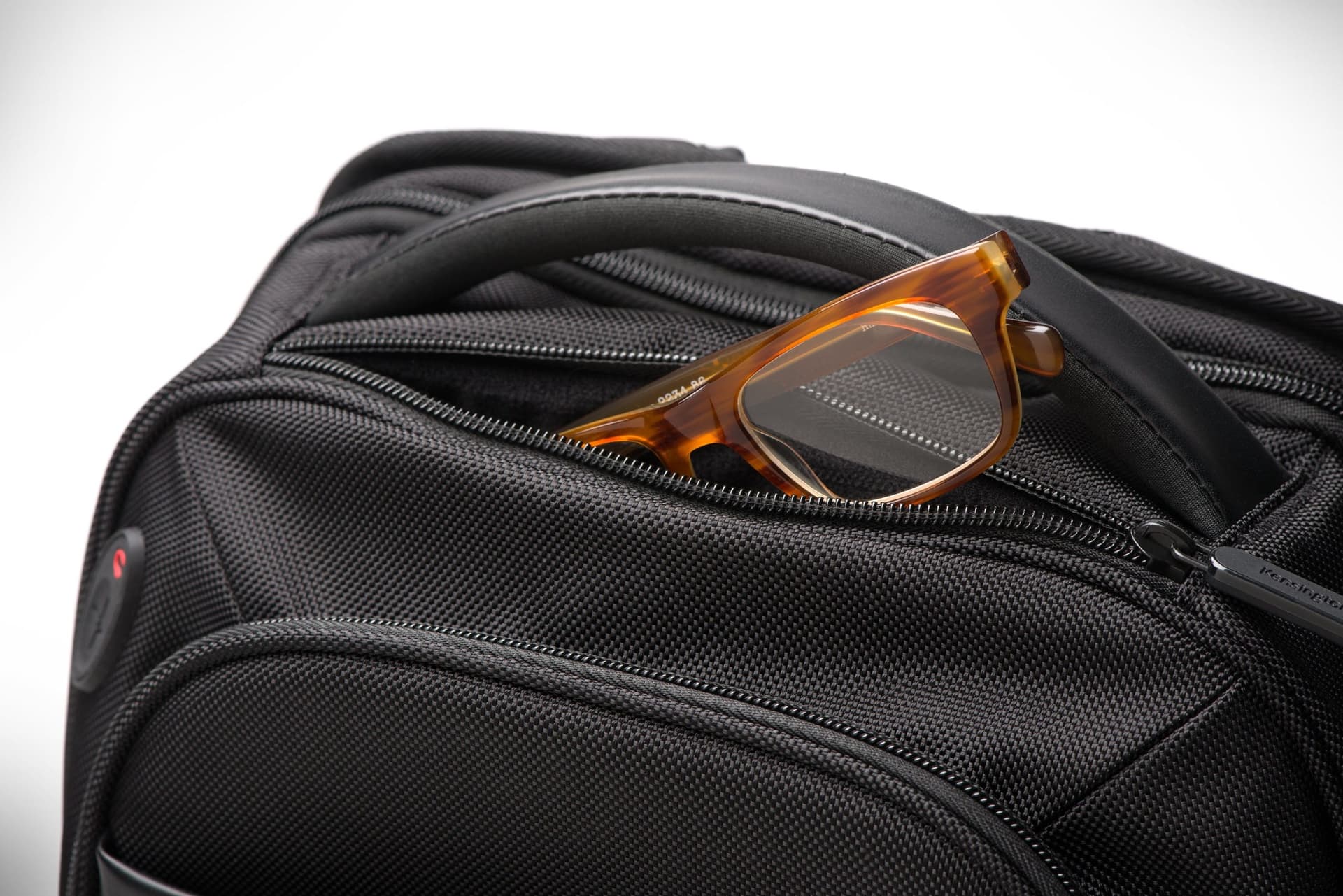 RUCSAC KENSINGTON, pt. notebook de max. 14 inch, 1 compartiment, buzunar frontal x 3 | buzunar lateral x 2, waterproof, poliester, negru, "K60383EU" — miniatură