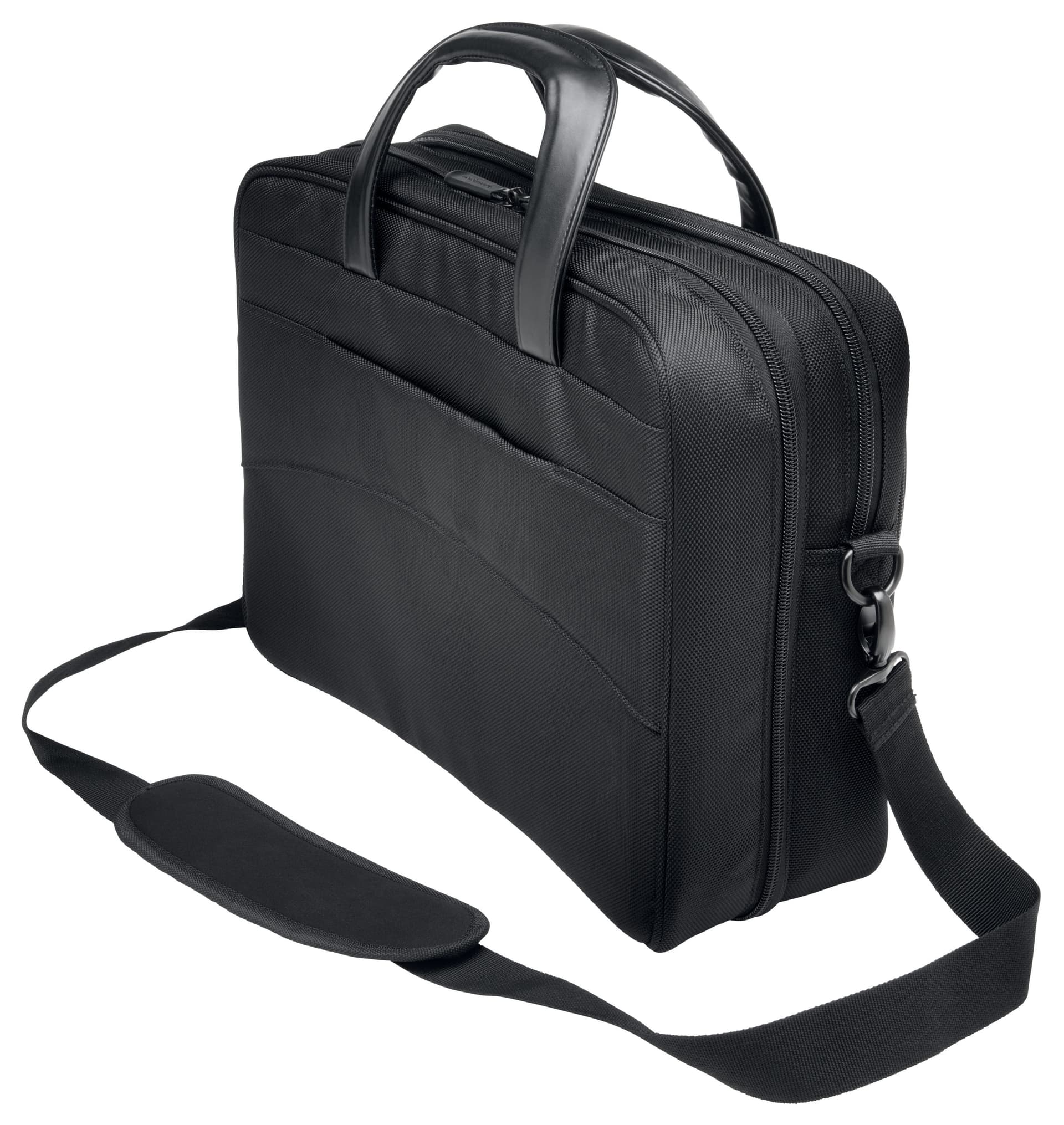 GEANTA KENSINGTON, pt. notebook de max. 15.6 inch, 2 compartimente, buzunar frontal x 2, waterproof, poliester, negru, "K60386EU" — miniatură