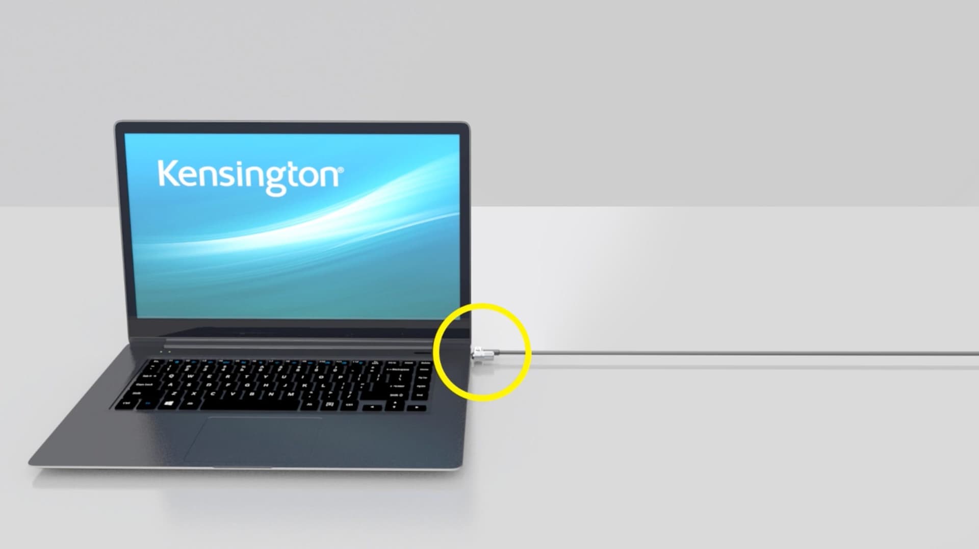 CABLU securitate KENSINGTON pt. notebook slot standard,cheie standard,conectare directa, 1.8m,cablu otel retractabil, 10mm,permite rot,teh Hidden Pin,"MicroSaver 2.0" "K64423WW" — miniatură