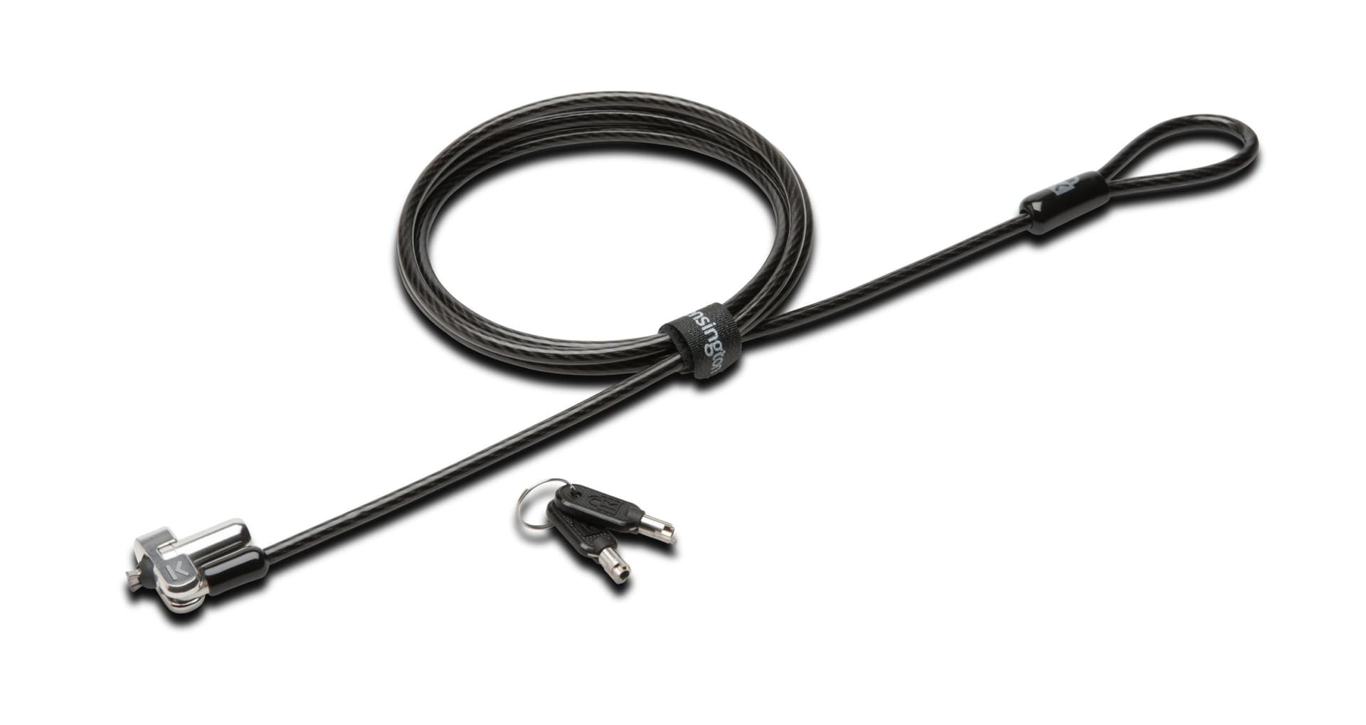 CABLU securitate KENSINGTON pt. notebook slot Wedge, cheie standard, conectare directa,1.5m, cablu otel carbon, permite pivotare si rotire cablu, "N17 for DELL" "K64440WW"