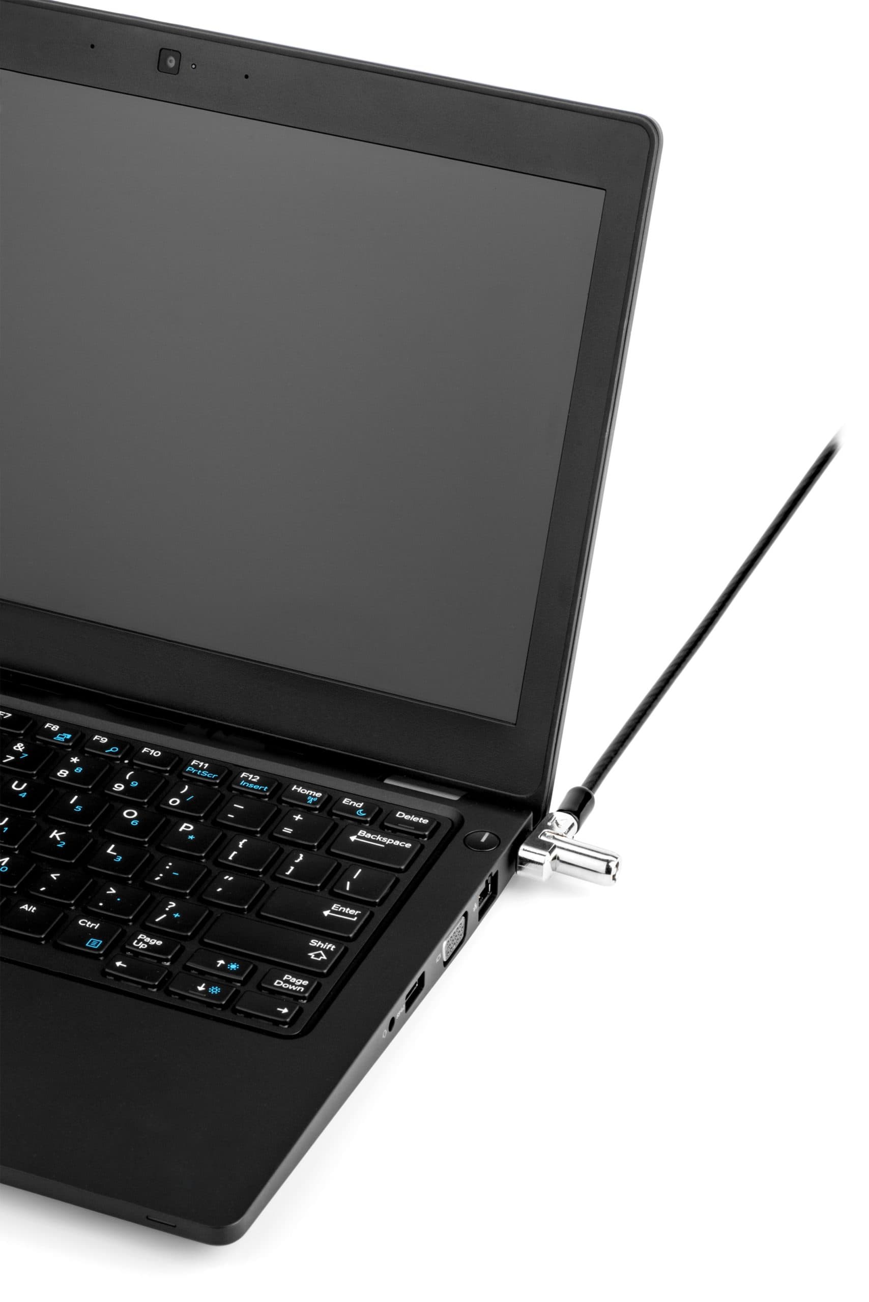 CABLU securitate KENSINGTON pt. notebook slot Wedge, cheie standard, conectare directa,1.5m, cablu otel carbon, permite pivotare si rotire cablu, "N17 for DELL" "K64440WW" — miniatură