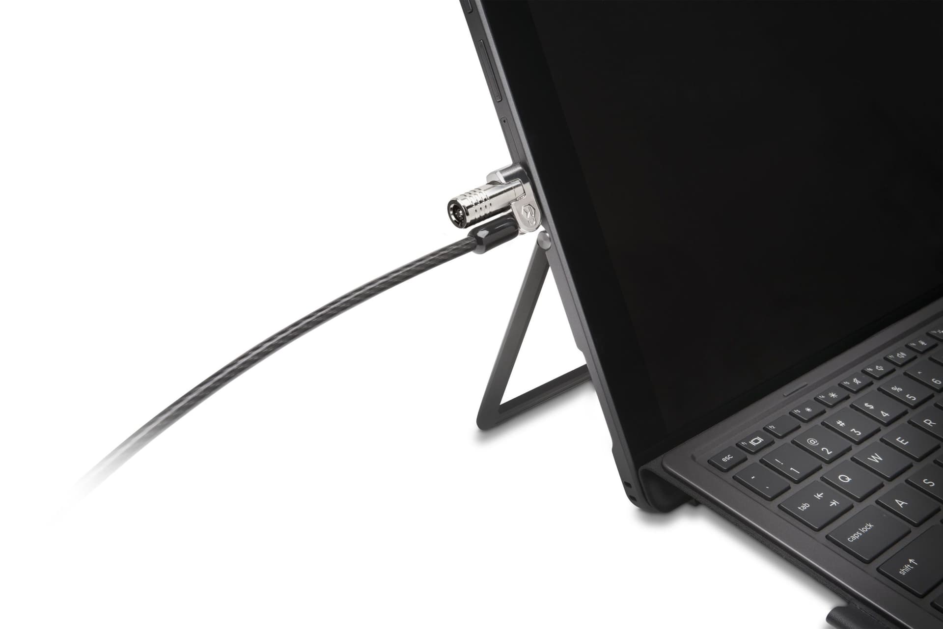 CABLU securitate KENSINGTON pt. notebook slot Nano, cheie standard, conectare directa,1.8m, cablu otel carbon, 5mm, permite pivotare si rotire cablu, "NanoSaver" "K64444WW" — miniatură