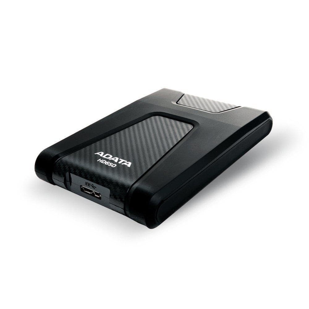 HDD extern ADATA 2 TB, HD650, 2.5 inch, USB 3.2, negru, "AHD650-2TU3-CBK" — miniatură