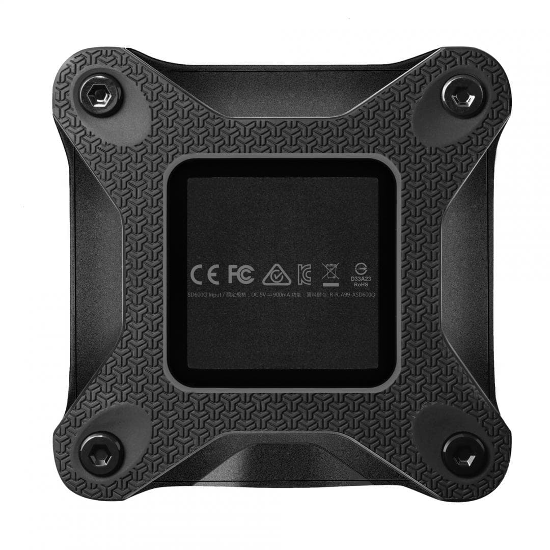 SSD extern ADATA SD600Q, 480 GB, 2.5 inch, USB 3.1, 3D Nand, R/W: 440/430 MB/s, "ASD600Q-480GU31CBK" — miniatură