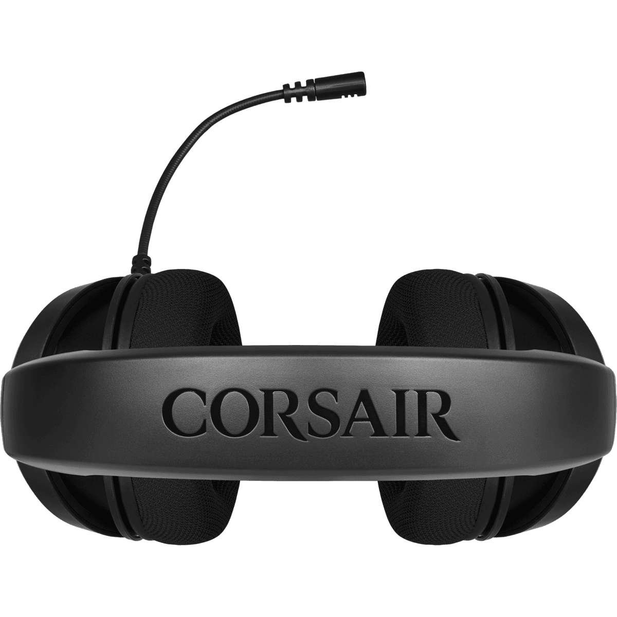 CASTI Corsair, "HS35", cu fir, gaming, utilizare multimedia, smartphone, microfon pe brat, detasabil, conectare prin Jack 3.5 mm, negru, "CA-9011195-EU" — miniatură