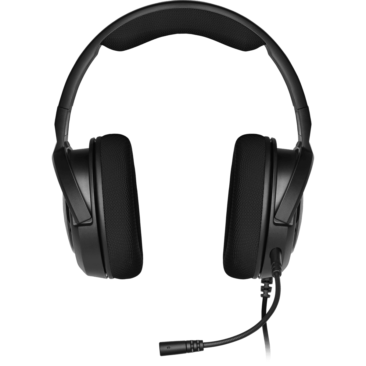 CASTI Corsair, "HS35", cu fir, gaming, utilizare multimedia, smartphone, microfon pe brat, detasabil, conectare prin Jack 3.5 mm, negru, "CA-9011195-EU" — miniatură