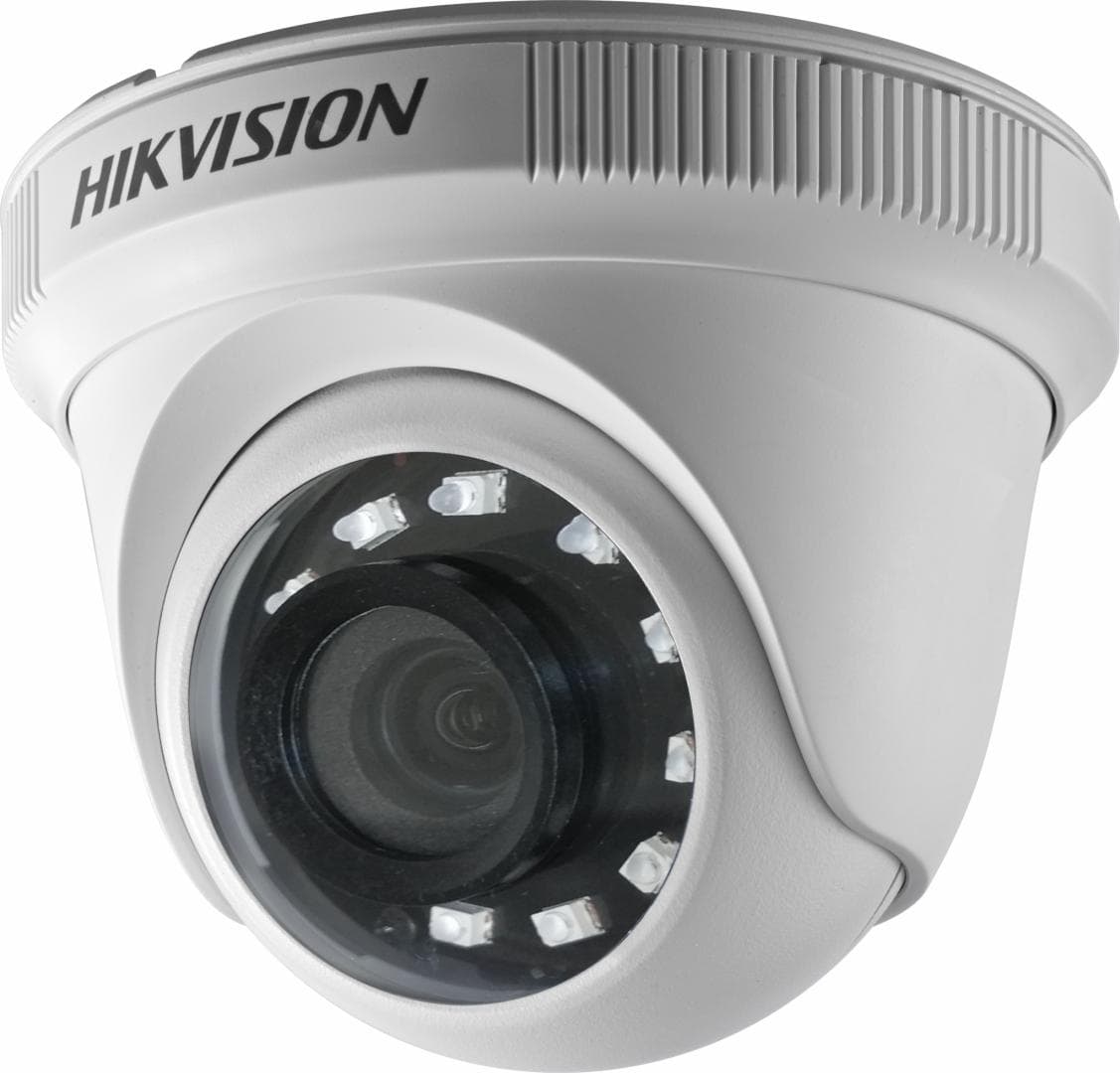 CAMERA supraveghere HIKVISION turret, pt. exterior, dist. IR 20 m, lentila fixa 3.6 mm, 2 Mpx, cu fir, carcasa plastic, "DS-2CE56D0T-IRPF3C"