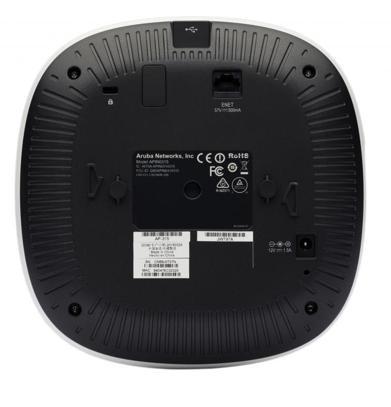 ACCESS Point HP wireless interior 2100 Mbps, port 10/100/1000 x 1, antena interna x 4, PoE, 2.4 - 5 GHz, "JW811A" — miniatură
