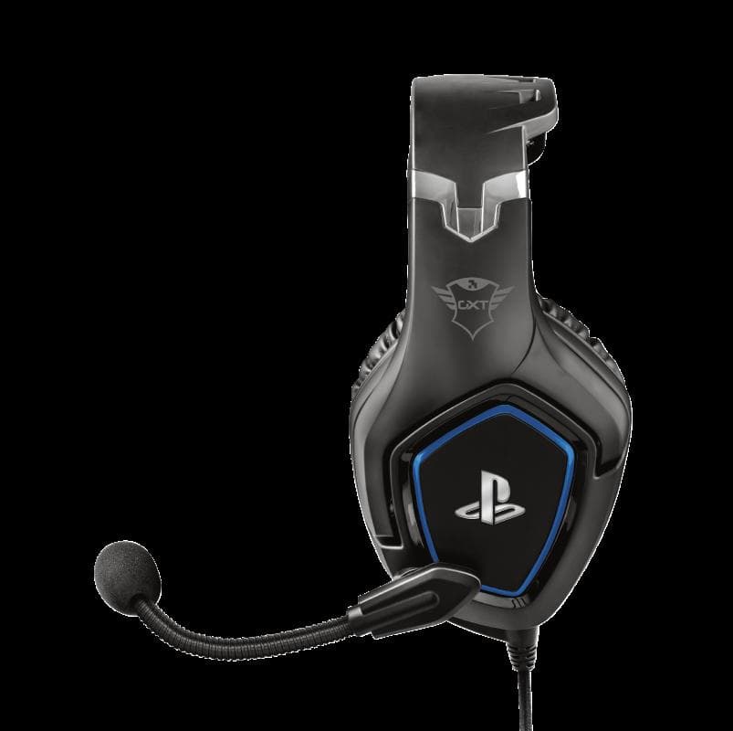 CASTI Trust, "GXT 488 Forze PS4", cu fir, gaming, utilizare multimedia, smartphone, microfon pe brat, conectare prin Jack 3.5 mm, negru, "TR-23530" — miniatură