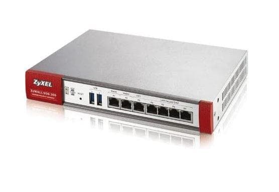 FIREWALL ZYXEL USGFLEX200, 4x LAN/DMZ, 2x WAN, 1x SFP, 550 Mbps, IKEv2, IPSec, SSL, L2TP/IPSec,rackabil, fanless, "USGFLEX200-EU0101F"