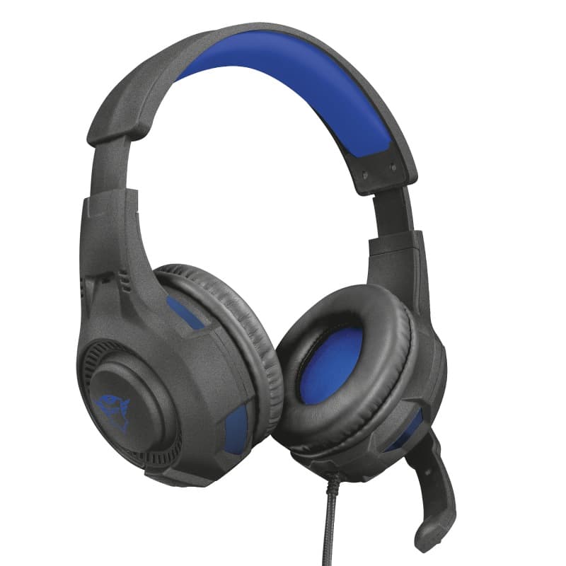 CASTI Trust, "GXT 307B Ravu", cu fir, gaming, utilizare multimedia, smartphone, microfon pe brat, conectare prin Jack 3.5 mm, negru, "TR-23250" — miniatură