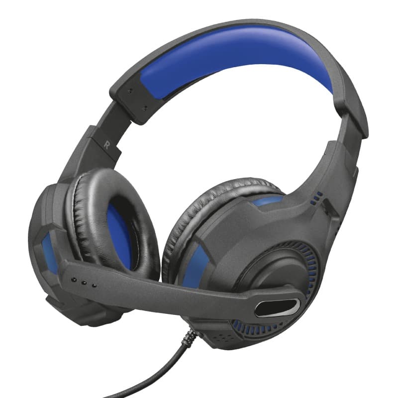 CASTI Trust, "GXT 307B Ravu", cu fir, gaming, utilizare multimedia, smartphone, microfon pe brat, conectare prin Jack 3.5 mm, negru, "TR-23250"