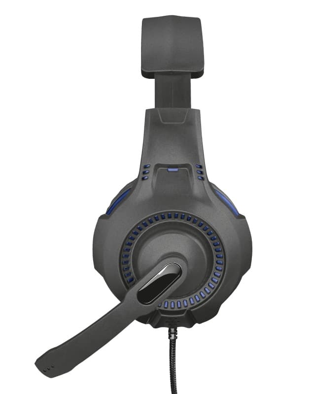 CASTI Trust, "GXT 307B Ravu", cu fir, gaming, utilizare multimedia, smartphone, microfon pe brat, conectare prin Jack 3.5 mm, negru, "TR-23250" — miniatură